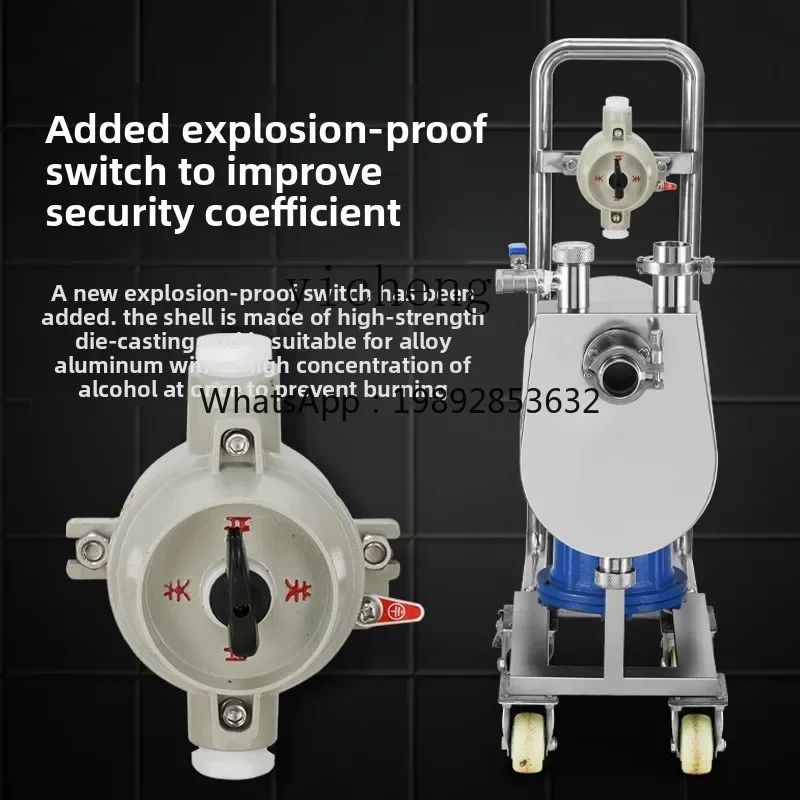A1 self-priming pump automatic large flow stainless steel corrosion-resistant acid-alkali alcohol explosion-proof industrial