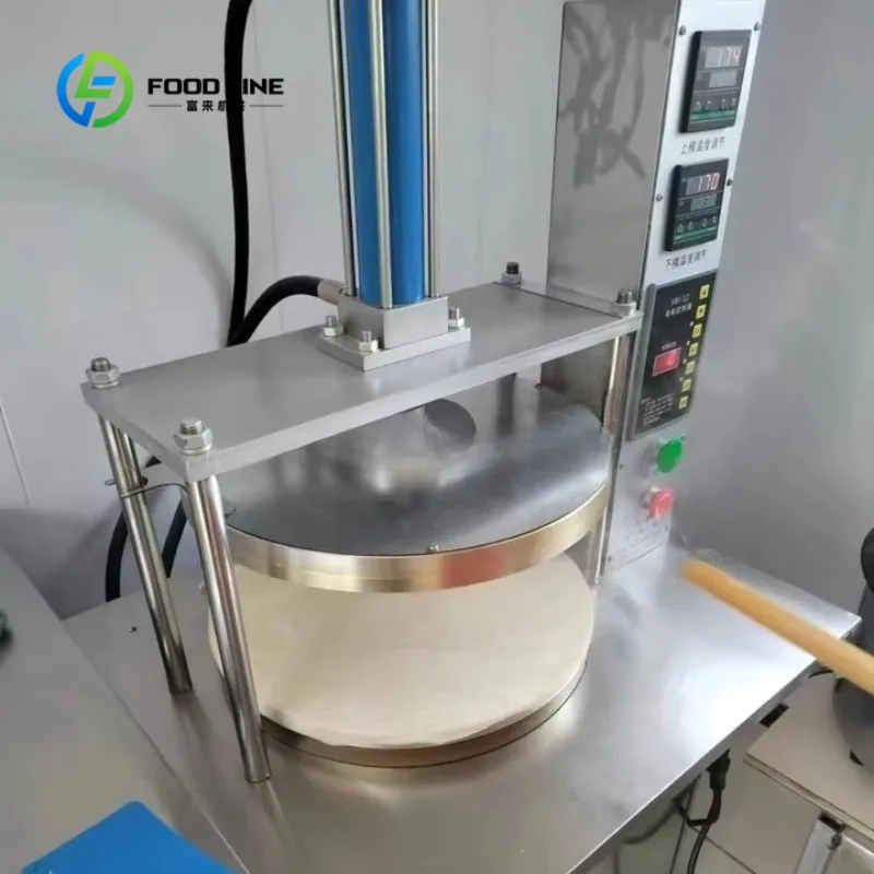 Customized Pizza Dough Press Machine Automatic Pizza Press Flat Machine Commercial Pancake Tortilla Press Making Machine