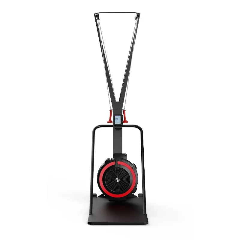 Wind-resistor skiing machine: indoor home fitness aerobic exercise simulation ski trainer