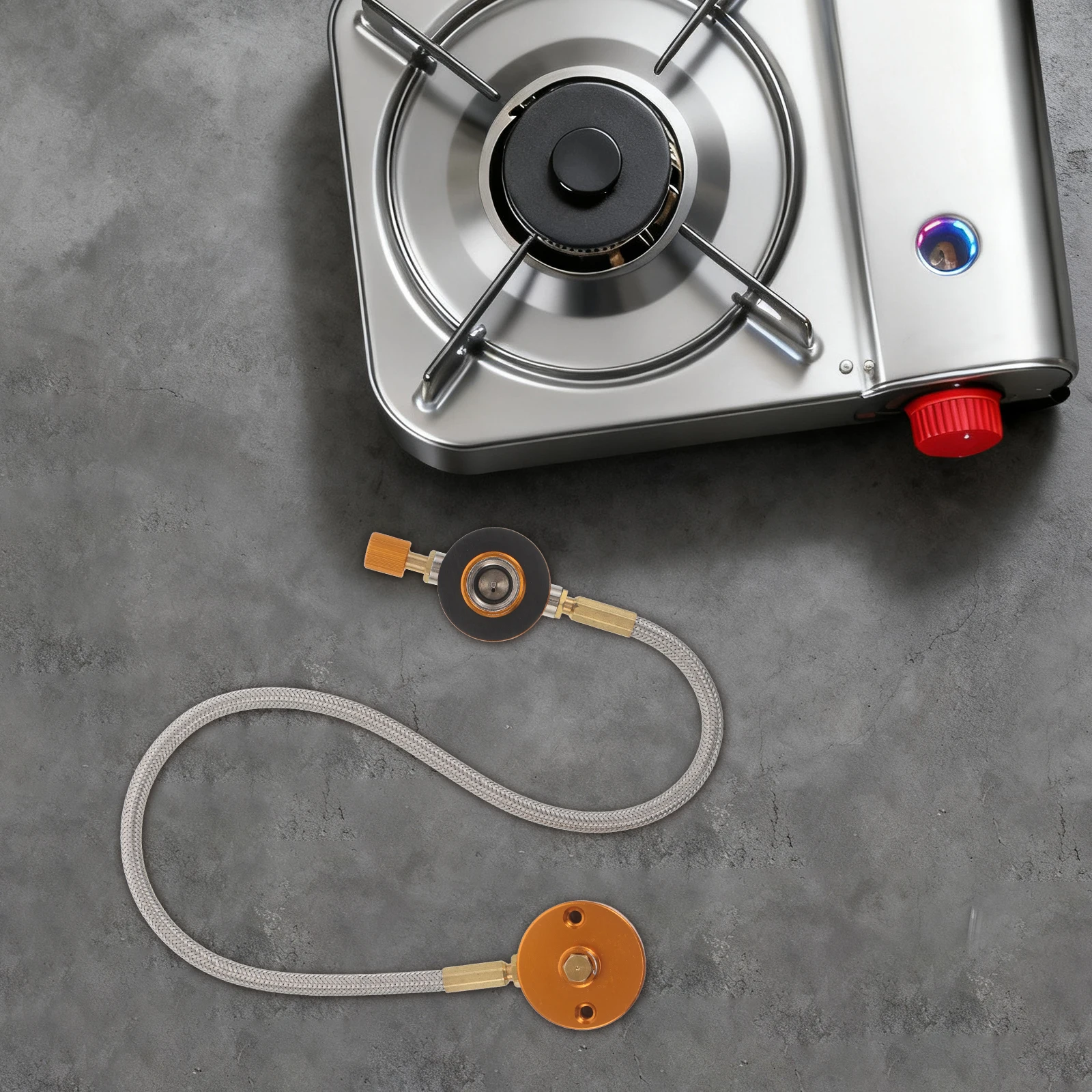 

Propane Tank Adapter Hose Extension Heavy Duty Regulator Kit Refilling Replacement for Camping Outdoor Bbq Gas Grill Griddle