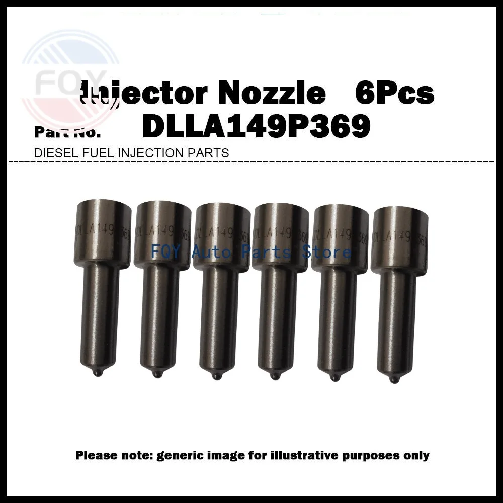 

6 шт. форсунок высокого качества DLLA149P369 для Renault Kerax Manager Major 9.8D 0432191694