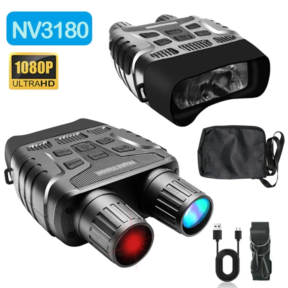 

NV3180 Digital Binoculars Long Range Professional 300 Yards Night Vision IR Telescope for Hunting Camping with 2.31 " TFT Screen