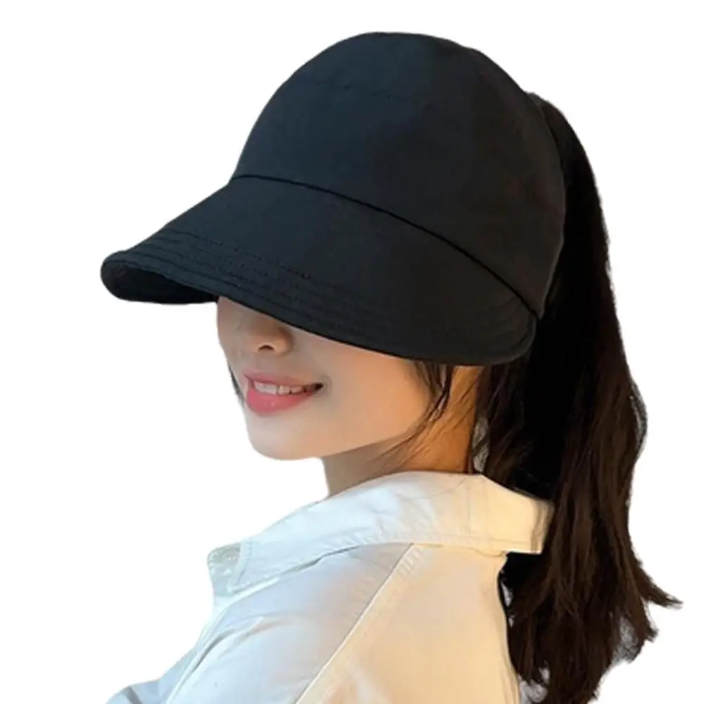 

Sunscreen Fisherman Hat Protection Cap Foldable Sunhat Summer Outdoor Beach Adjustable Cotton Wide Brim Bucket Caps for Women