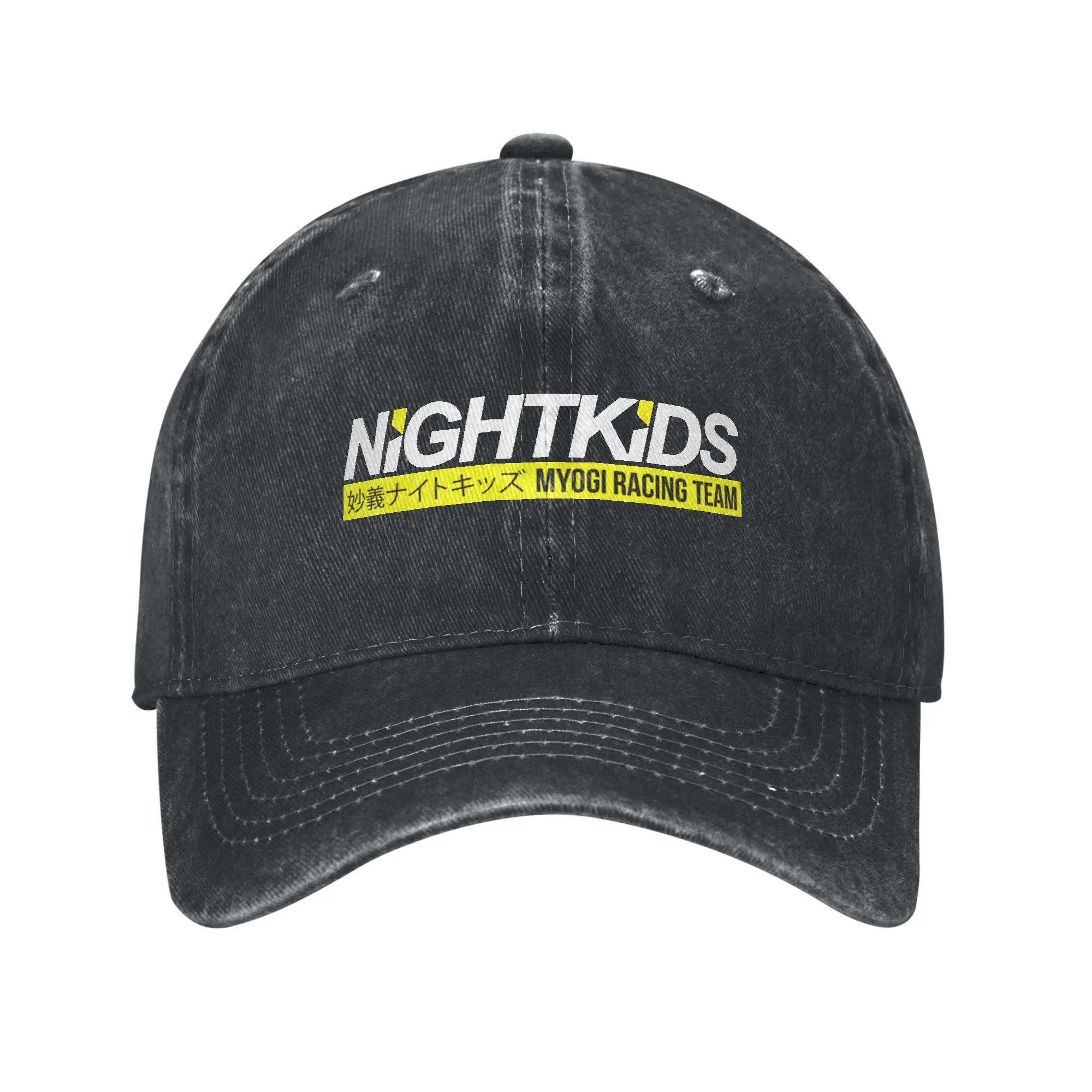 Night Kids Myogi Initial D Anime Fashion Baseball Cap  Retro Women's Caps  Parent-Child Outing Women's Caps