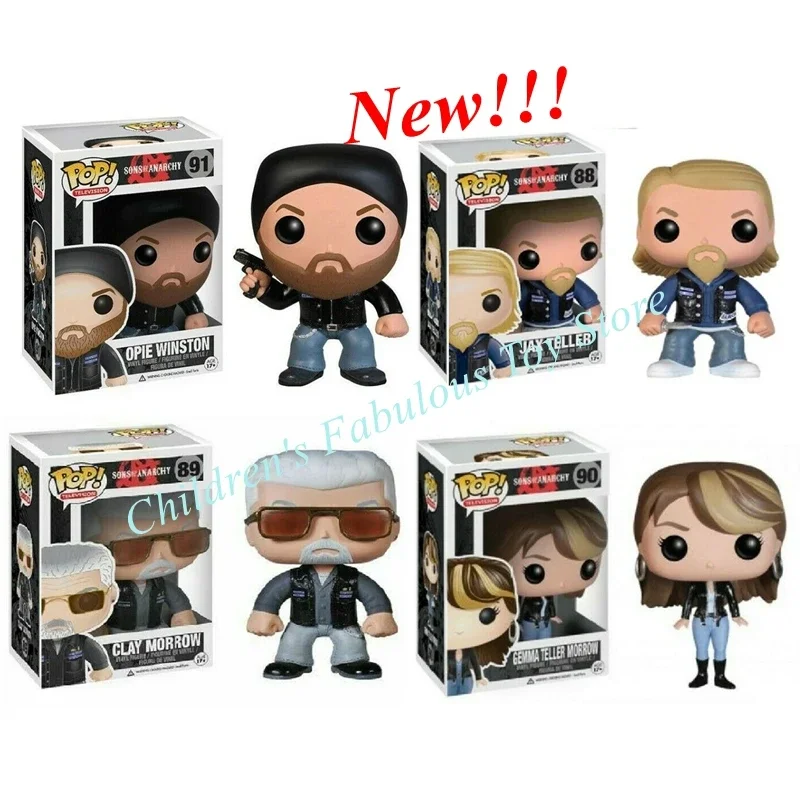 FUNKO POP  Toys JAX TELLER #88 GEMMA #90 OPIE WINSTEN #91 Vinyl Action Figure Collection Models for Children Gifts