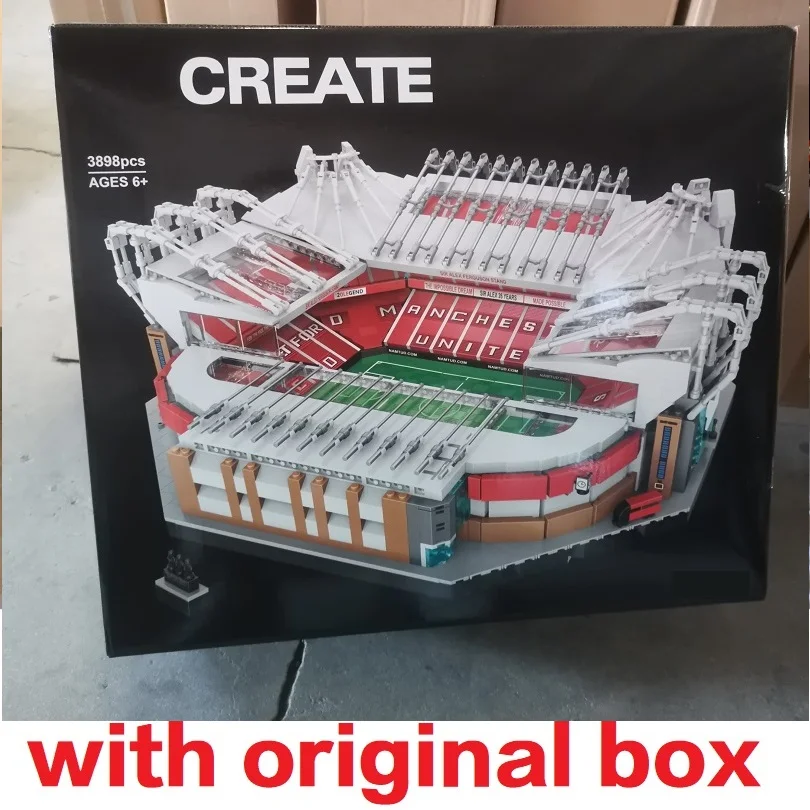 

With Original Box Old Trafford - Manchester United 10272 Building Kit for and Collector Toy 3898 Pieces Christmas Birthday Gifts