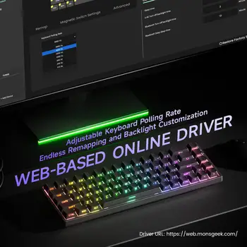 Akko MonsGeek FUN68 FUN60 PRO&MAX HE magnetická klávesnice 60% 65% herní klávesnice s rychlým spouštěním 8K, vlastní klávesnice pro hráče, esporty 12 nejlepší prodej Asus XG Station Pro EGPU - №1