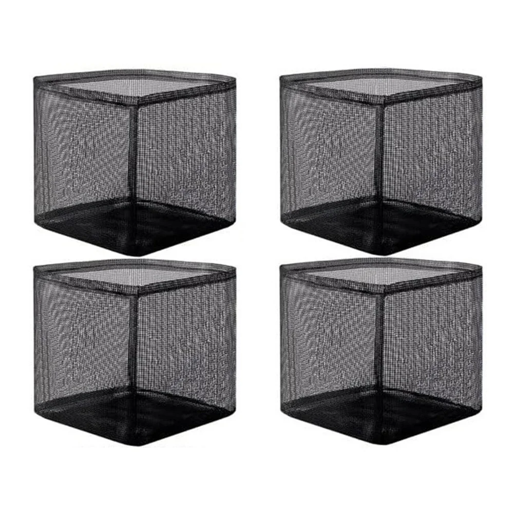 

4pcs PVC Aquatic Grow Bags Reusable Mesh Water Garden Pond Plant Pot Breathable Water Plant Bags For Moors And Land Plants
