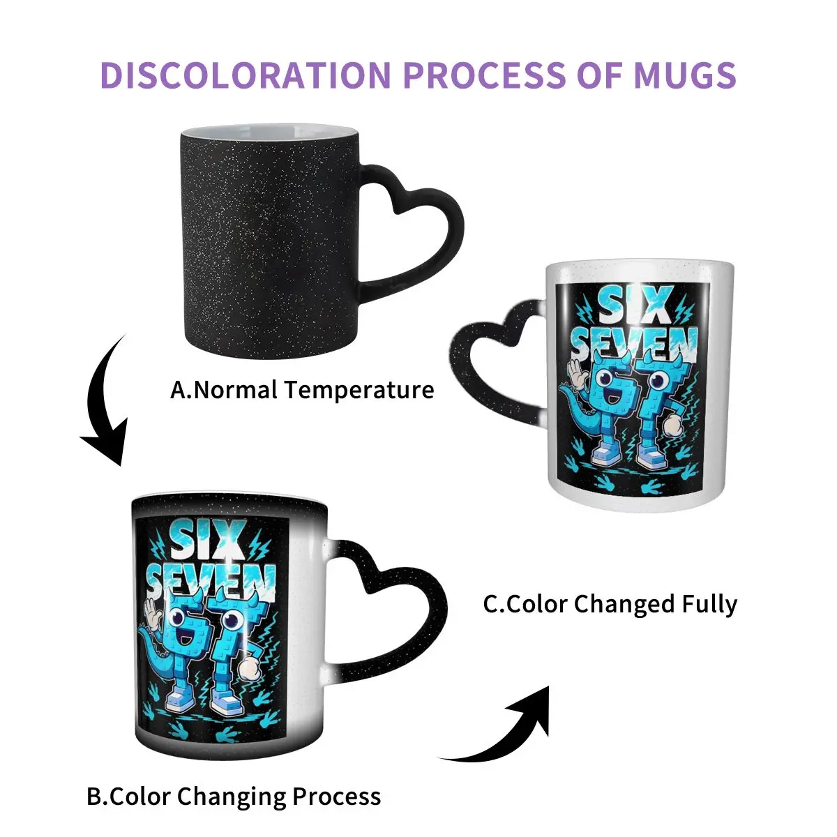 Beach Meme 67 Six Seven 6 7 Italian Brainrot Mug Funny Ceramic Coffee Cups Tea Mugs Milk Cup Drinkware Gifts for Woman Man