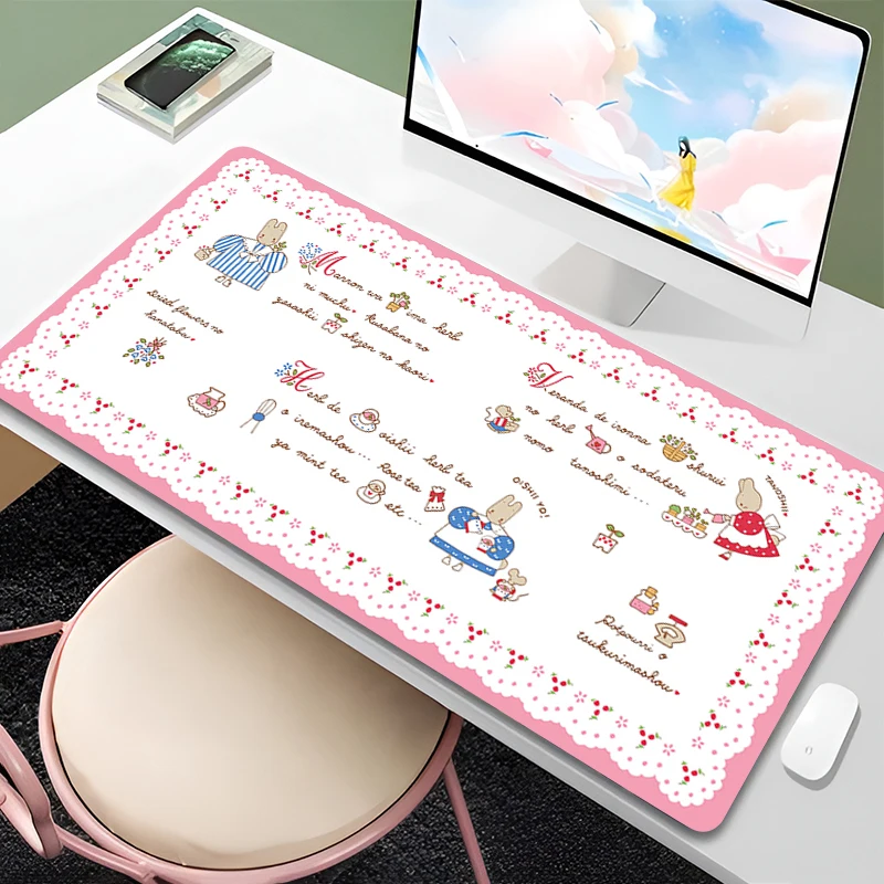 

Popular Mouse Pad Gamer PC Computer Desk Mat Marron Cream Extended Keyboard Laptop 90x40cm Gaming Designed specifically Mousepad