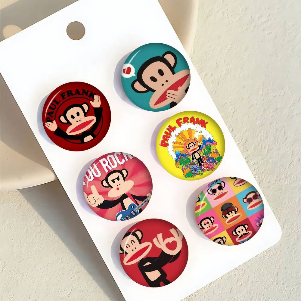 Logo S-Paul-FrankS Anime-Foto-Broschen Kreative Runde Anstecknadeln Geschenk-Pins