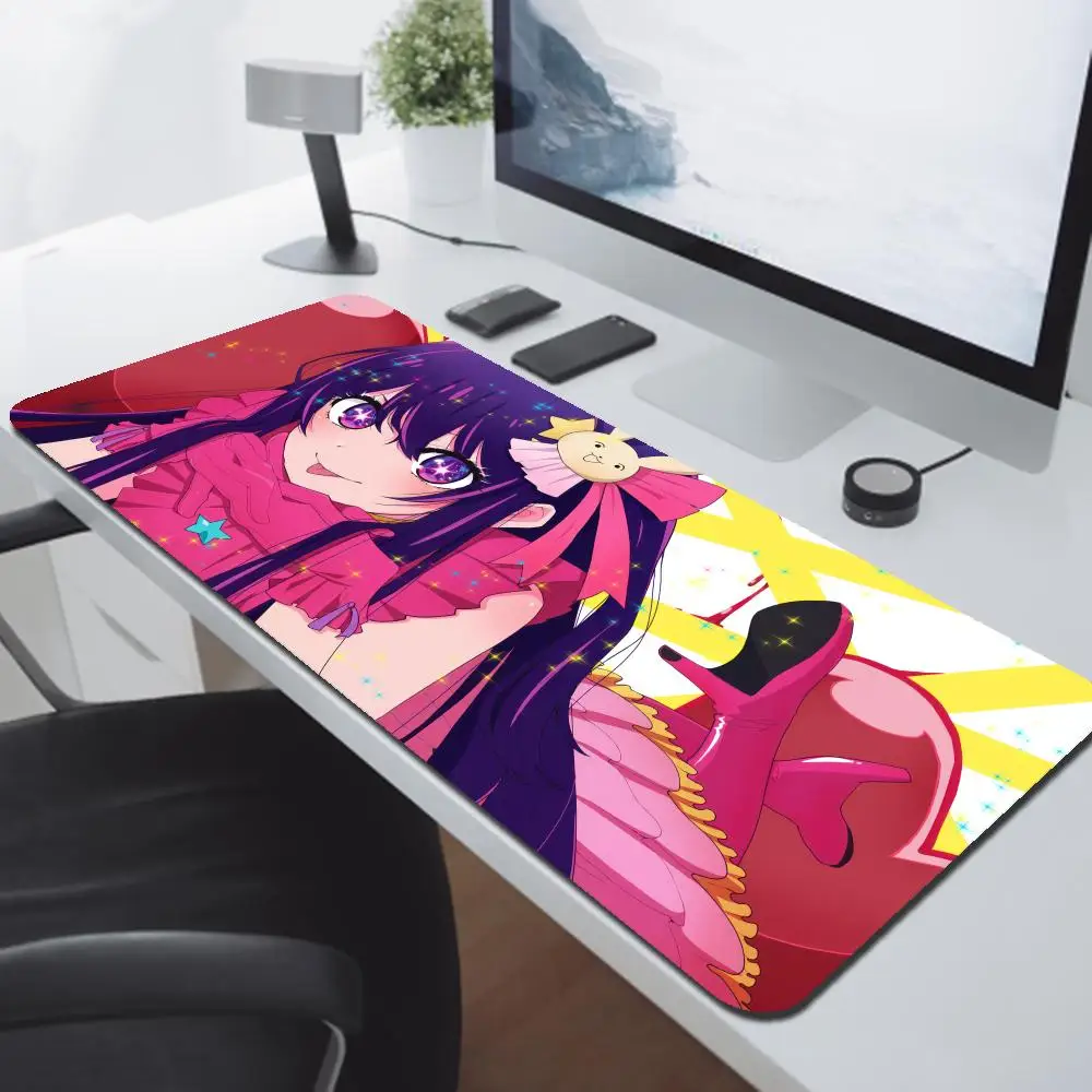 

Hoshino Ai Mouse Pad Gaming Pc Oshi No Ko Mausepad Deskmat Gamer Keyboard Computer Accessories Non-slip Mat Mousepad Mats Mause