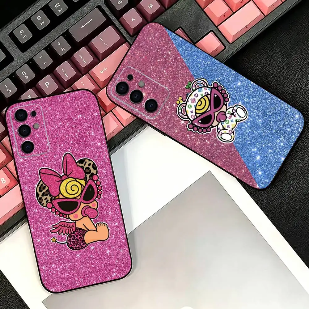 Cute H-Hysteric M-Mini  Soft Black Phone Case for Samsung  S26,25,24,21,22,21,20,10,9,8,7,6Ultra,Plus,Fe, Lite