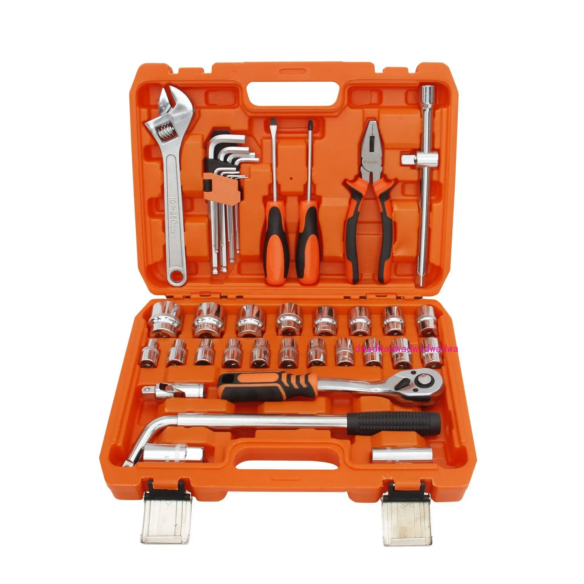 40 pieces ratchet wrench comprehensive set wrench screwdriver pliers set