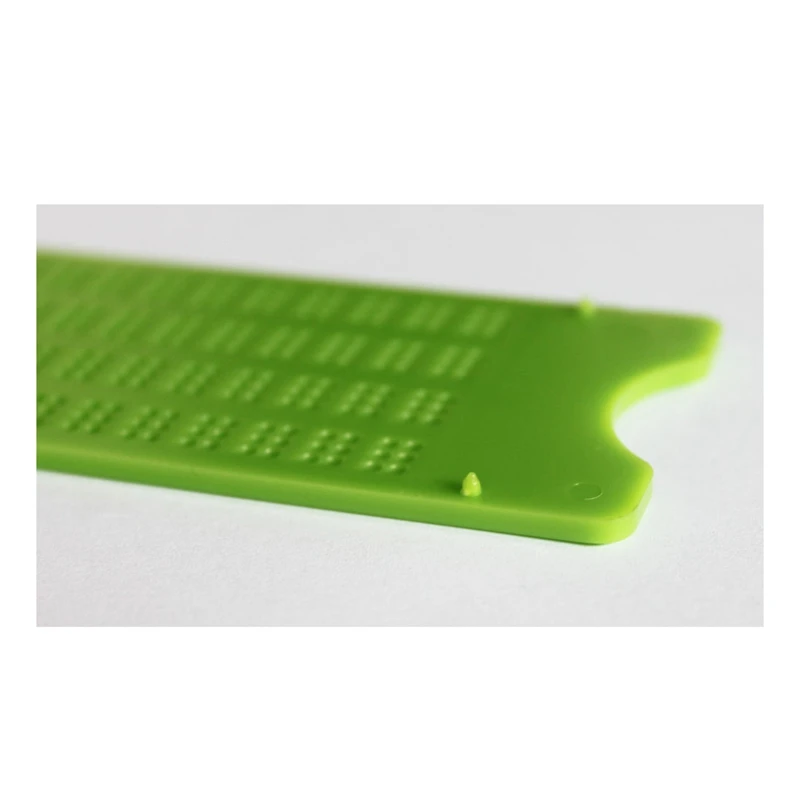 4 Lines 28 Cells Braille Writing Board With Stylus Braille Slate Portable Practice For The Blind Learning Supplies