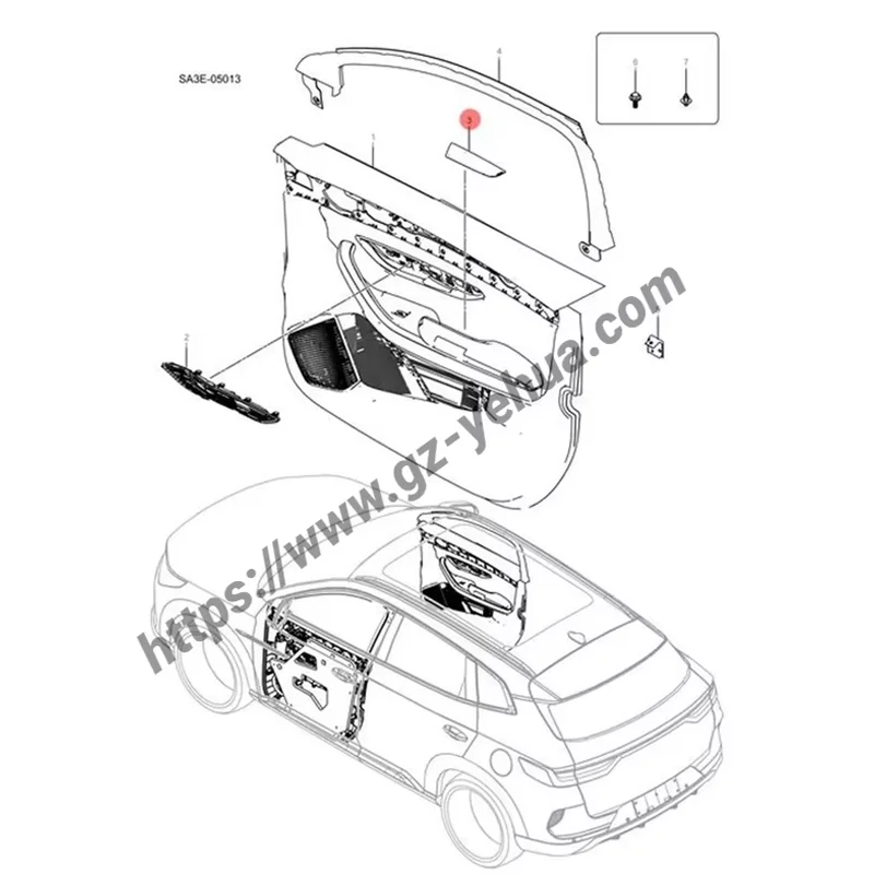 BYD Seal & Song Plus DM-i Front Inner Handles L+R 2021-2025 - Image 6