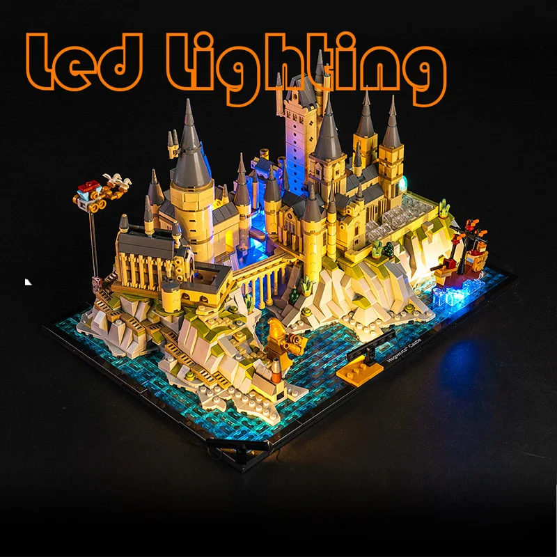 

Lighting Set For 76419 Buildings Harry Hogwarts Castle and Grounds Not Include Building Block (Only Led Light Kit)