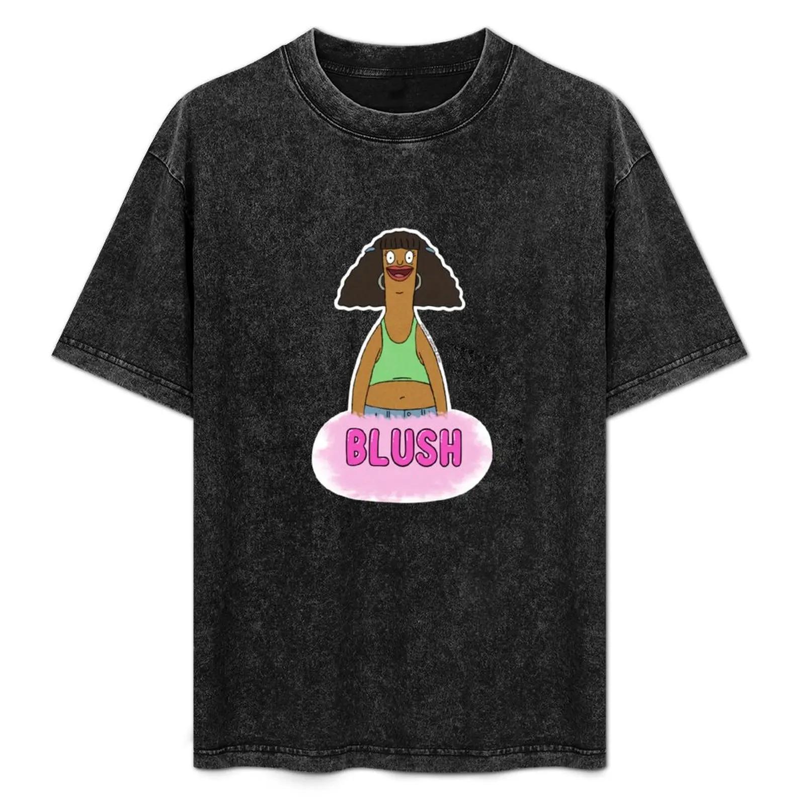 blush. T-Shirt Fashion Pattern Printed Tee Shirt