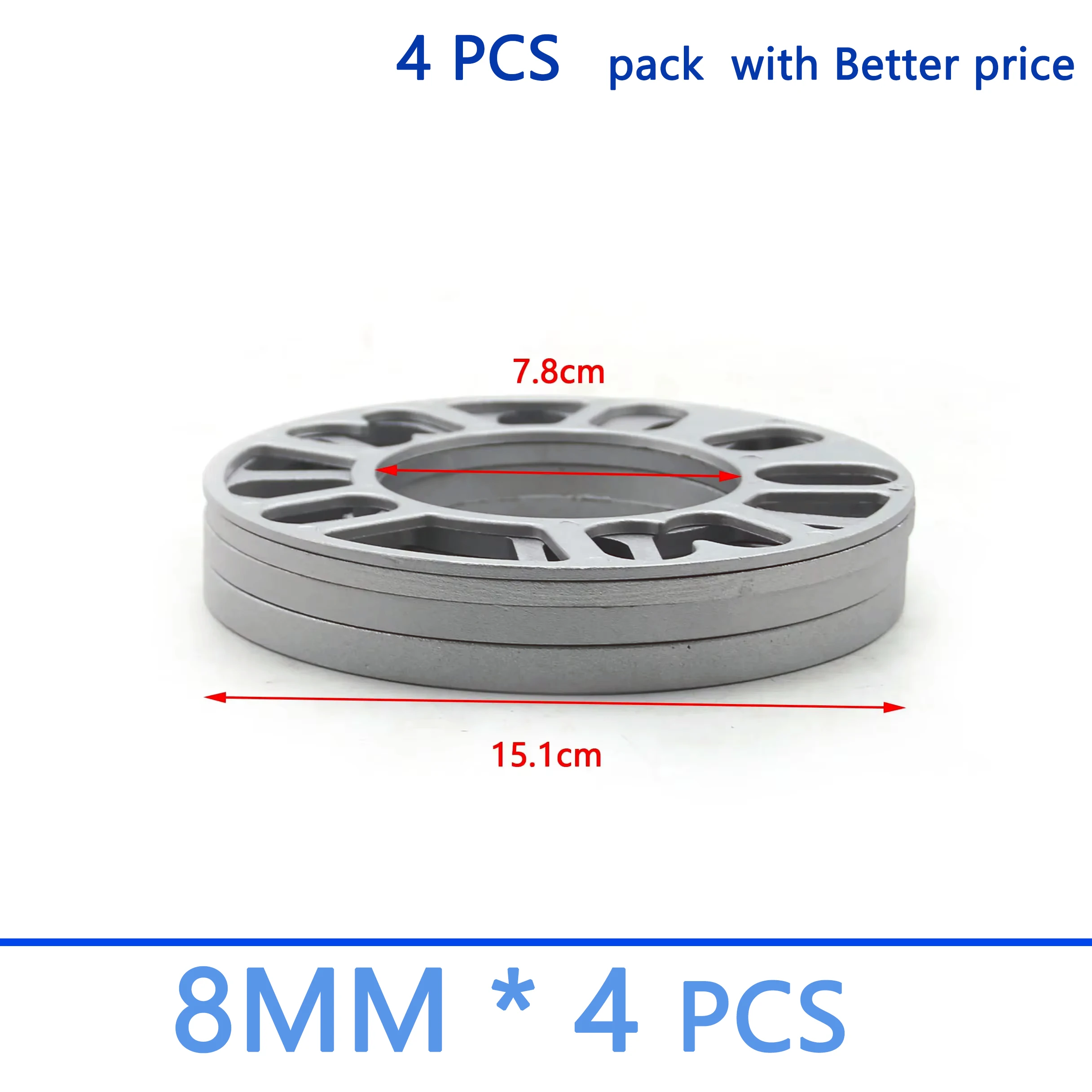 thk 8mm 4 pieces