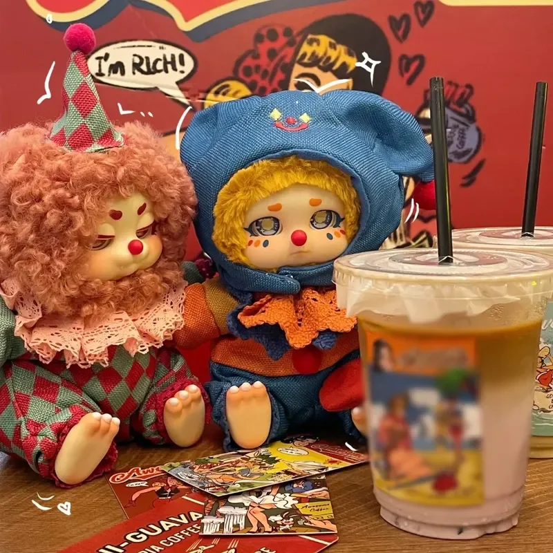 Blind Box TimeShare Cino Dreamland Circus Plush Mystery Box Toys Lovely Action Anime Figure Kawaii Model Designer Doll Gifts Toy