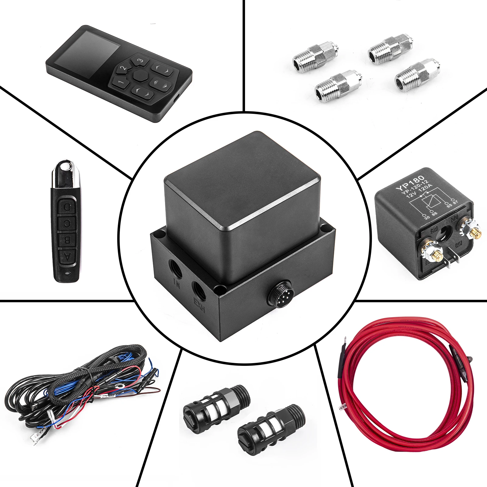 NEW! Air management Top Grade Air suspension system Electronic Controll System handle and remote control DW-VP