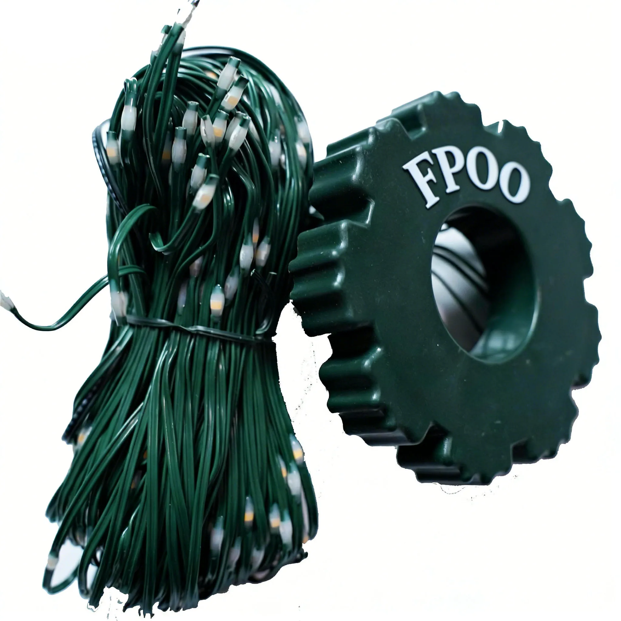 

Светодиодная гирлянда FPOO для елки, USB-подключение, кольцевые светильники для рождественской елки, праздничная гирлянда-водопад