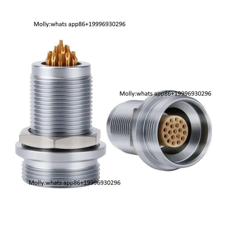 Custom Design Underwater Micro Circular W Series 2-32 PIN Contacts Cable IP68 Optional Stainless Steel Connector for Subsea