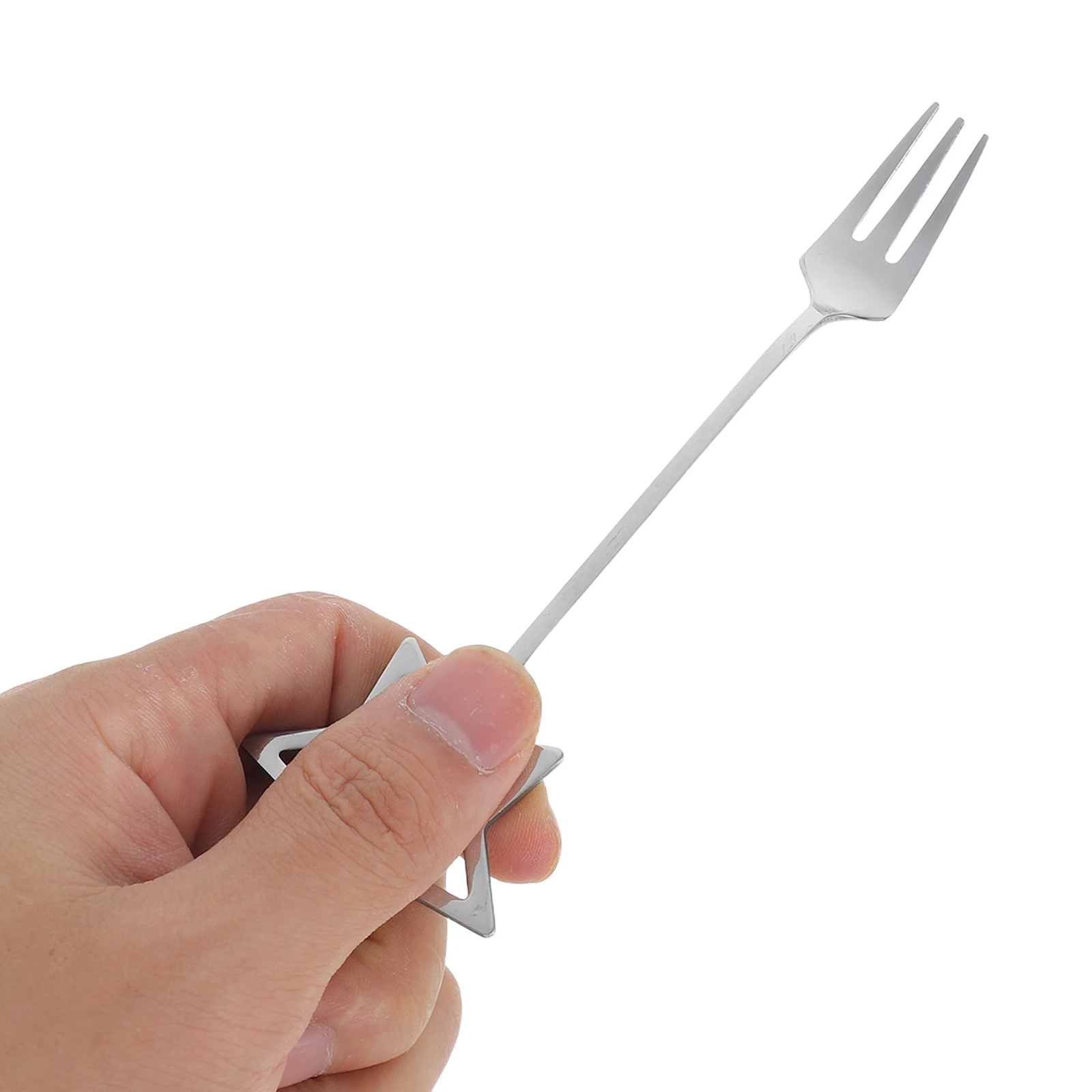 

Stainless Spoon Spoons Appetizer Forks and Small Metal Creative Cute Tableware Companion