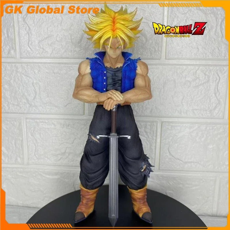 

25cm New Dragon Ball Anime Figure Trunks Peripheral Model Collect Statue Desktop Decoration Ornaments Kids Birthday Gifts Toys