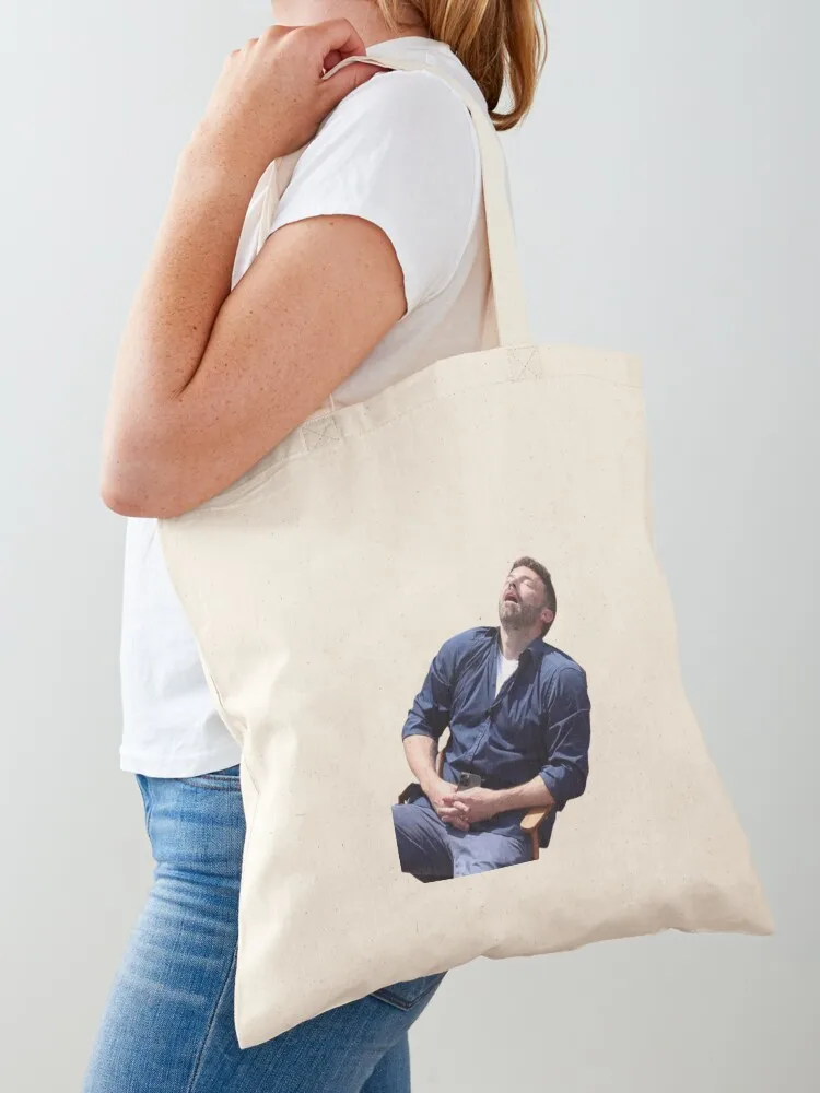 

ben affleck meme Tote Bag Women's beach bags reusable grocery bags Big bag Canvas stote bag