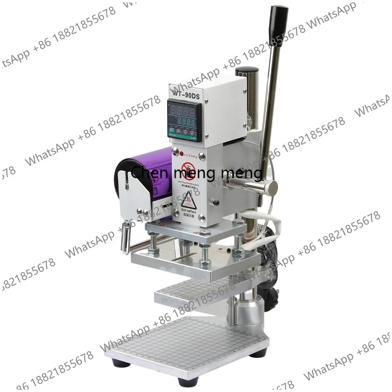 Gold Foil Stamping Machine With Foil Bracket Hot Stamping Machine Personalized Brass Alphabet Hot Embossing Machine