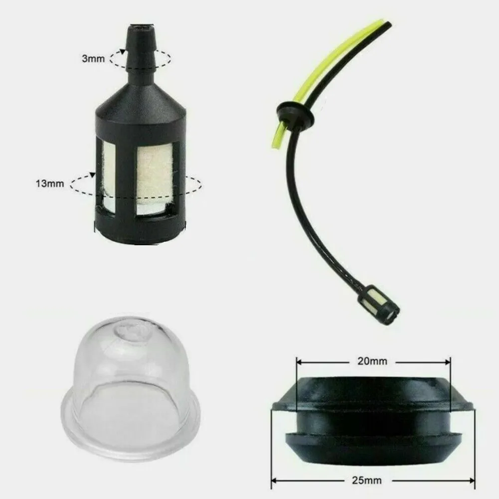 Replacement Fuel Filter Pipe for Petrol Chainsaw & Hedge Cutter 2x1 3cm Filter 3mm i/d & 5mm o/d Hose Specifications