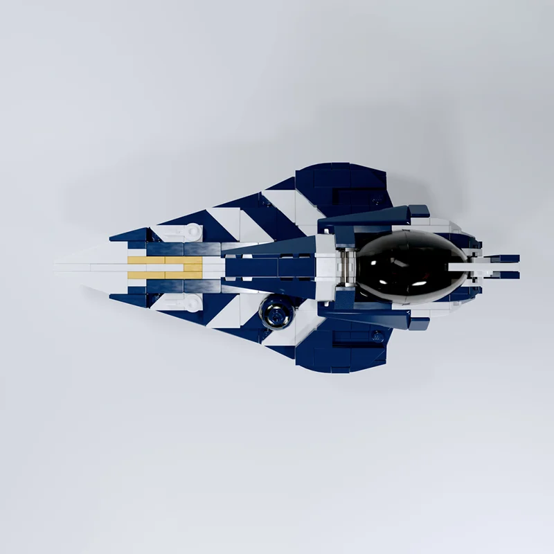 252pcs MOC Plo Koon S Delta 7 Starfighter Minifig Star Battle Model Toys Building Festival Gift Blocks Architecture Education view 4