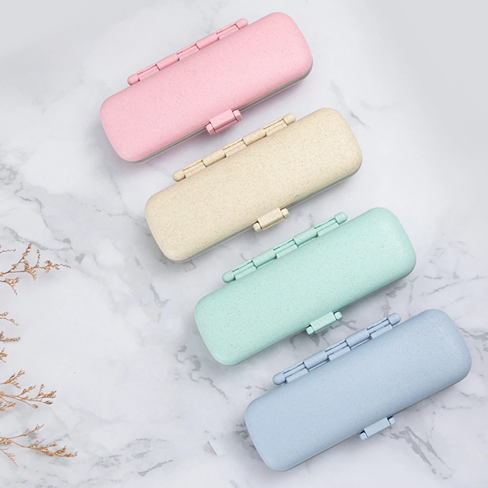 

Утолщенная коробка с уплотнением, портативный контейнер для лекарств, коробки для таблеток, органайзер для хранения, полезный футляр для ювелирных изделий, для путешествий, легкий пластик, длинный