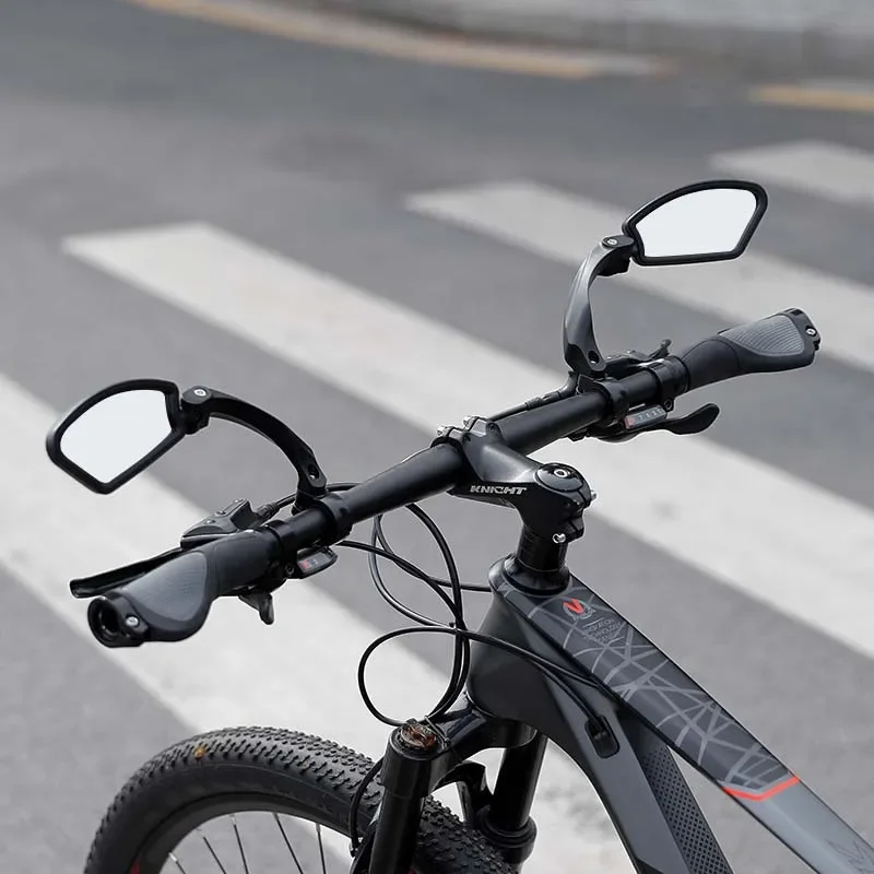 Anti-Glare Bicicleta Espelho Retrovisor, Grande Angular, Rotação de 360 Graus, HD, MTB, E-Bike, Scooter Elétrico