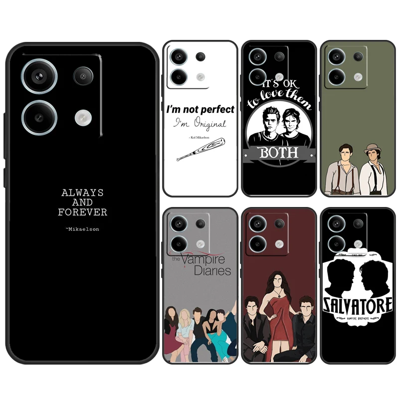 The Vampire Diaries Phone Case For Xiaomi Redmi Note 13 11 9 10 12 Pro Plus 9S 10S 11S 12S 9C 10C 12C 13C Cover