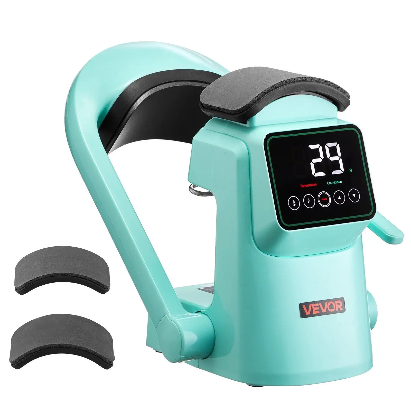 

Auto Hat Heat Press Machine with 2pcs Interchangeable Platens Touchscreen Green