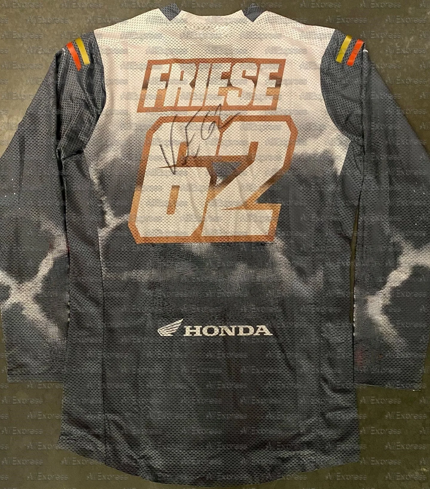 

Honda Motorcycle Summer T-shirt Racing Men breathable Long Sleeve Mountain Downhill Bike Clothes DH MTB Offroad Motocross Jersey