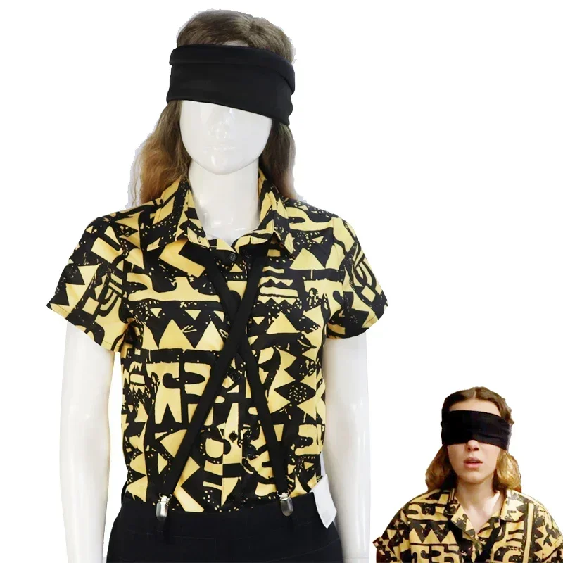 T-shirt de film, costumes de cosplay, chemise EL, accessoires de fête d'Halloween pour filles et femmes, chapeaux, vêtements pour femmes adultes