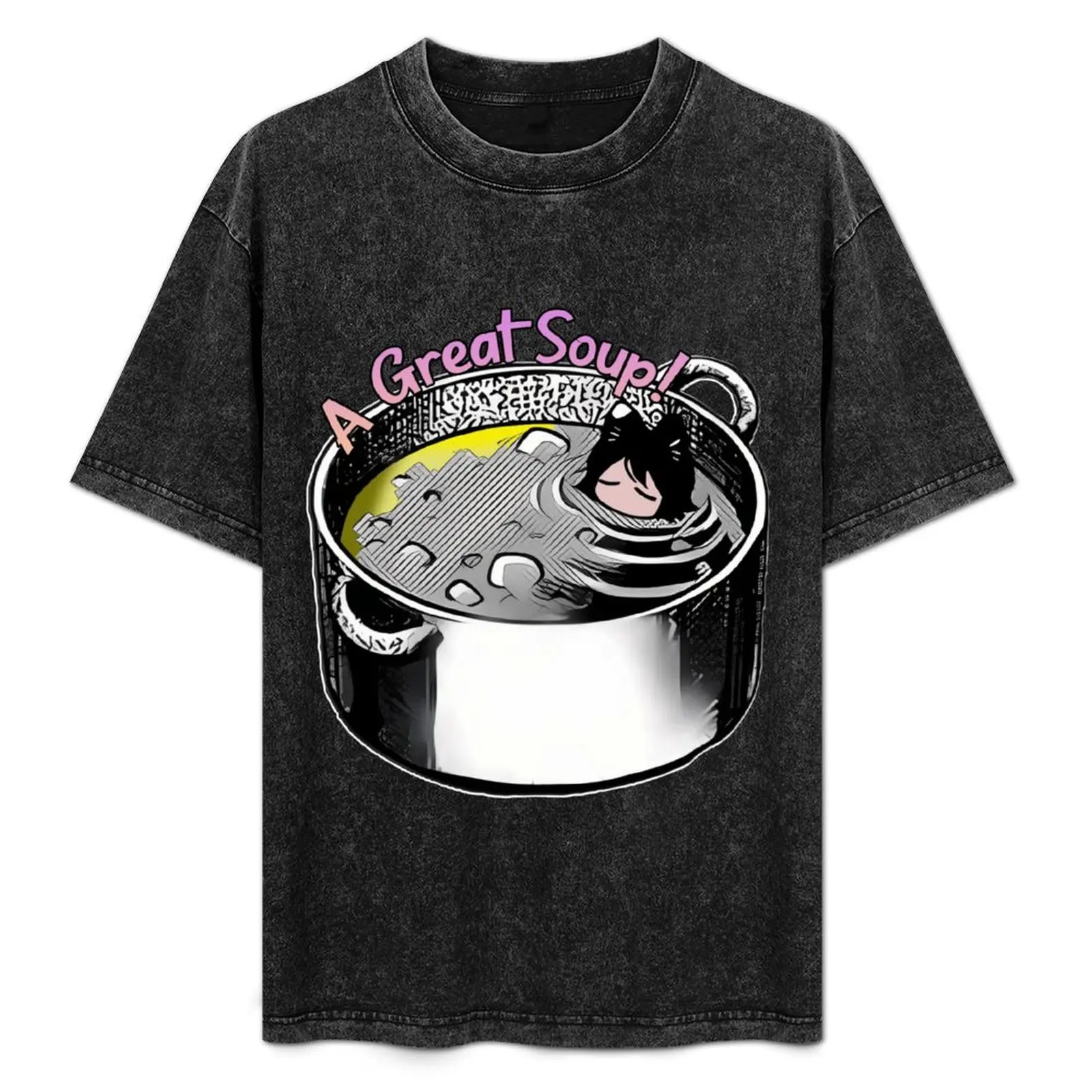 Dungeon Meshi Catgirl Soup T-Shirt anime t shirts essential t shirt tops man clothes t shirts for men graphic