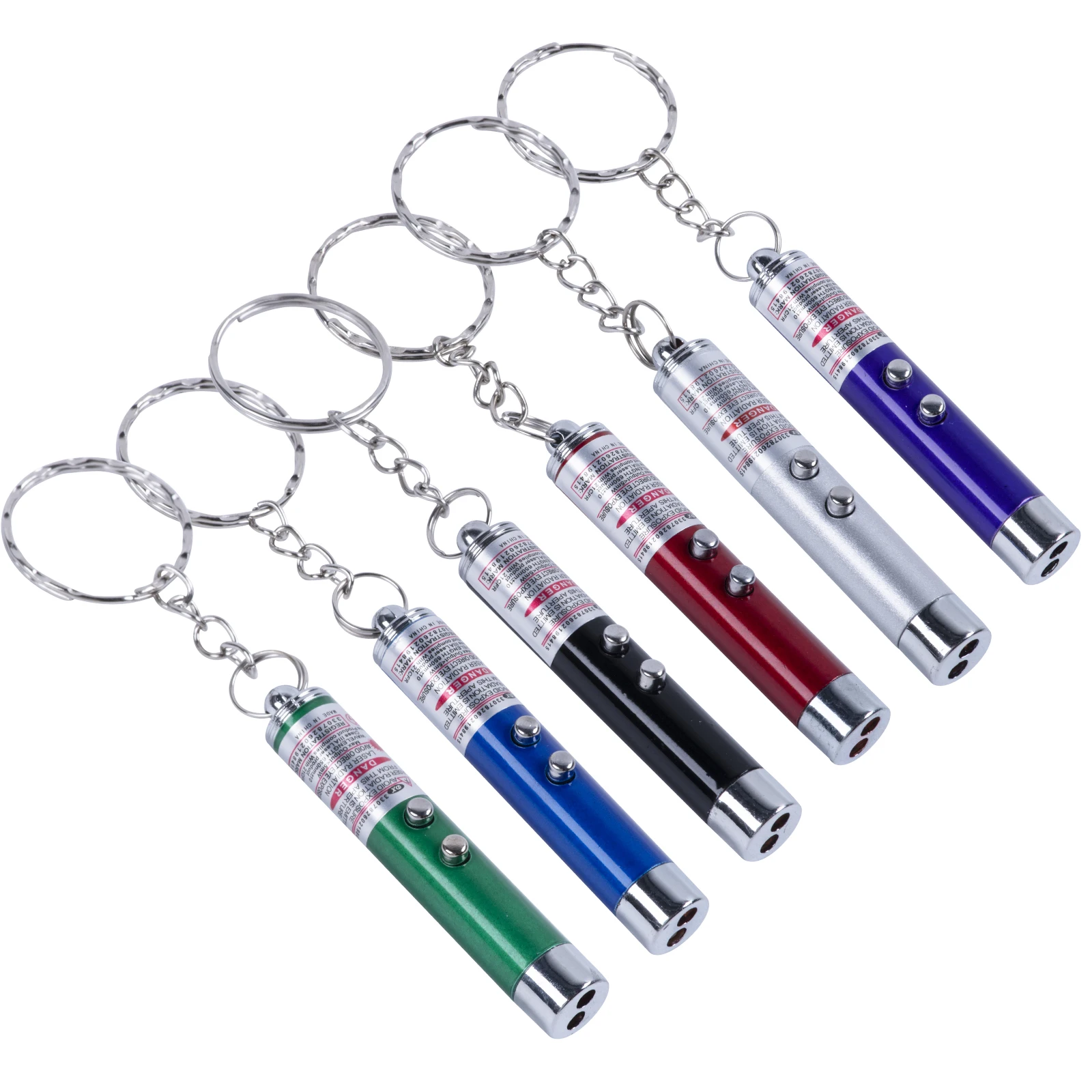Goture Laser Pointer Funny Cat Toys Laser LED Infrared Interactive Toy or Teaching Projection Indicator Mini Keychain Laser Pen