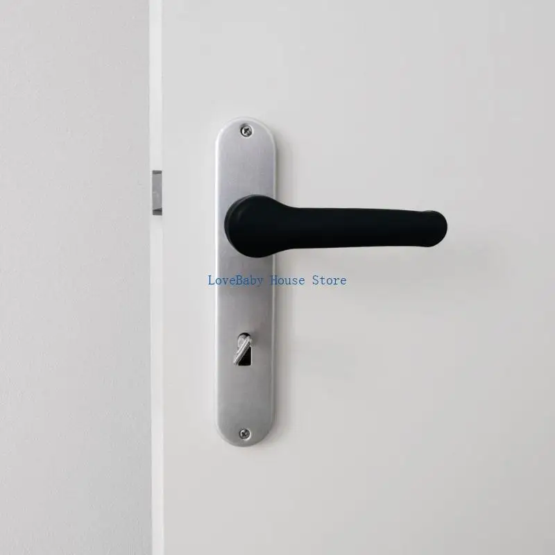 

BX0D Silicone Door Handle Cover, Set of 2pcs Baby Safety Protectors Sleeve with Anti Static Feature for Home and School