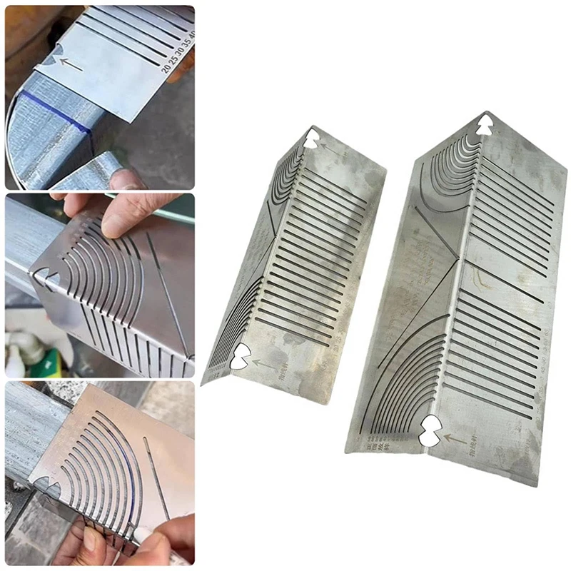 1PC Precision Angle and Circle Measuring ToolAdjustable Linear Arc Dual Purpose ScribeAssisted Measuring Angle Marking Tool