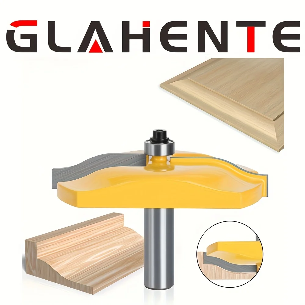 ‌1-Piece 1/2" Shank Router Bit - Dual-Purpose Tenon & Panel milling for Kitchen Cabinets‌