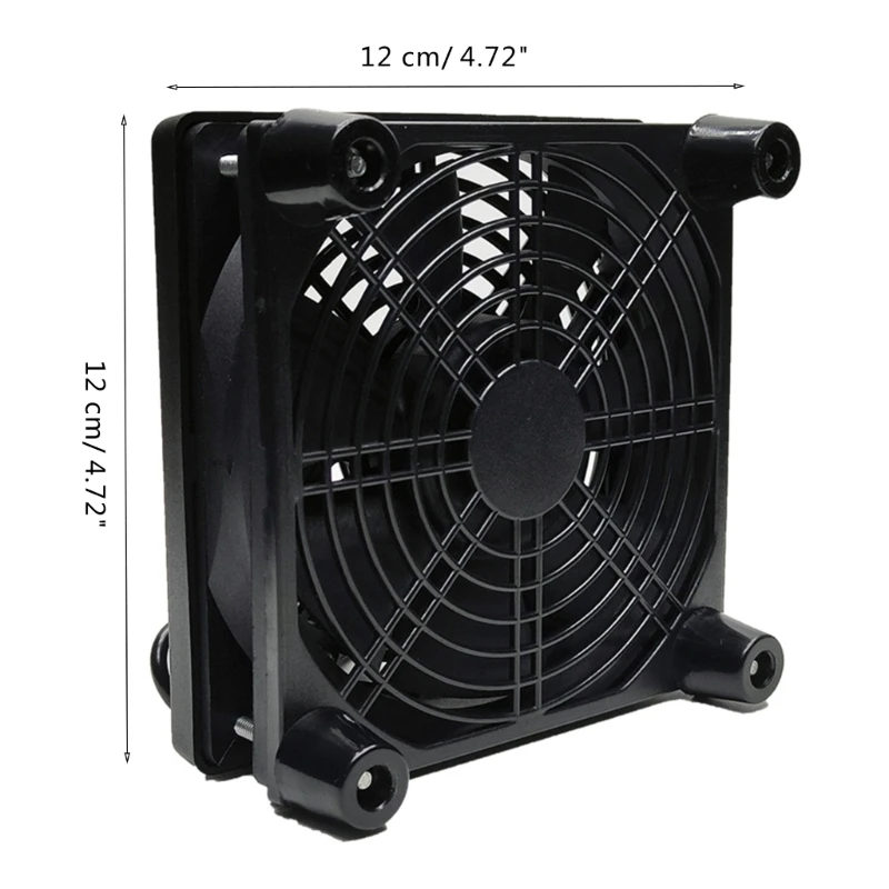 Вентилятор с питанием от USB для модема, ТВ-приставки, 120 мм, 5 В