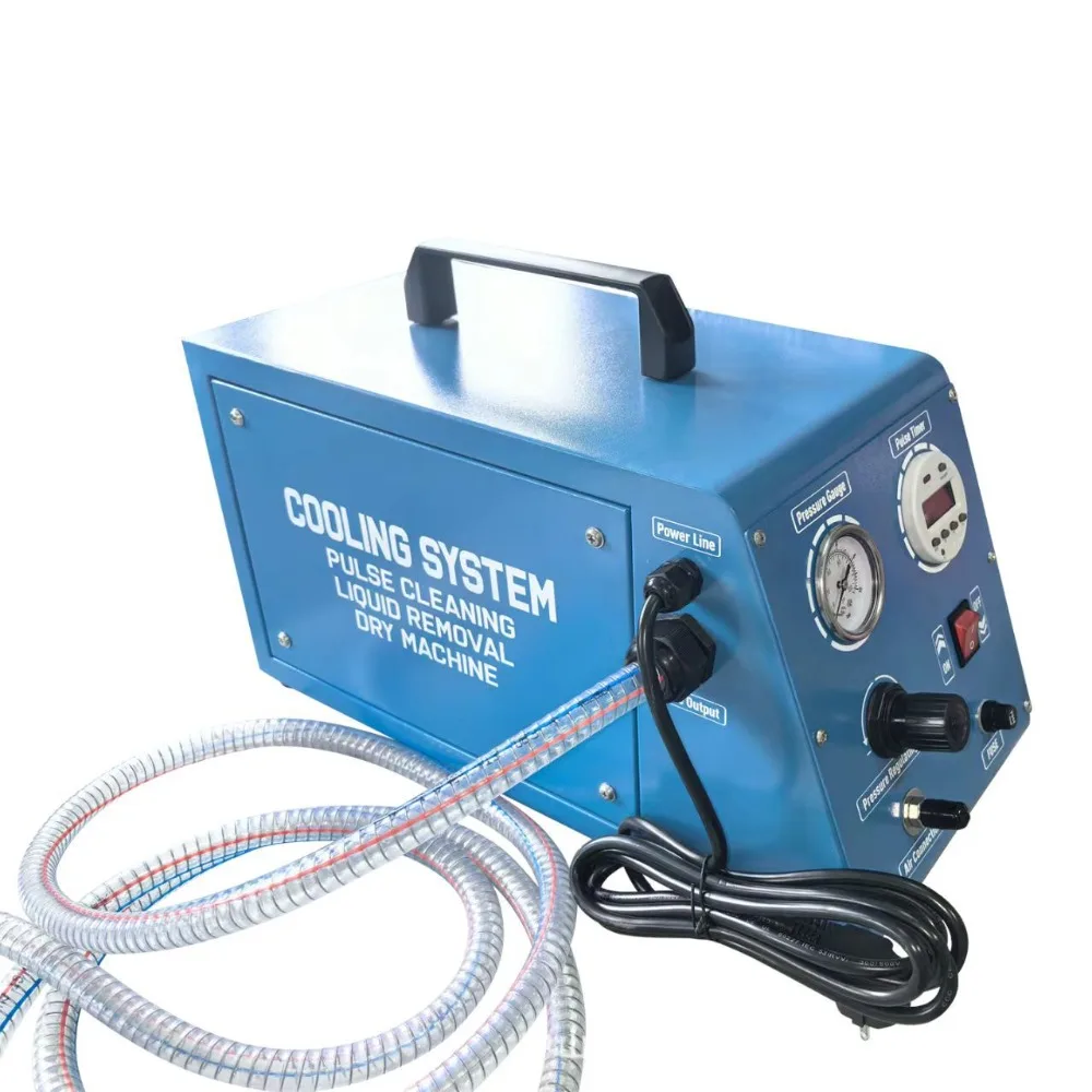Car water tank waterless coolant pulse cleaning machine water removal equipment