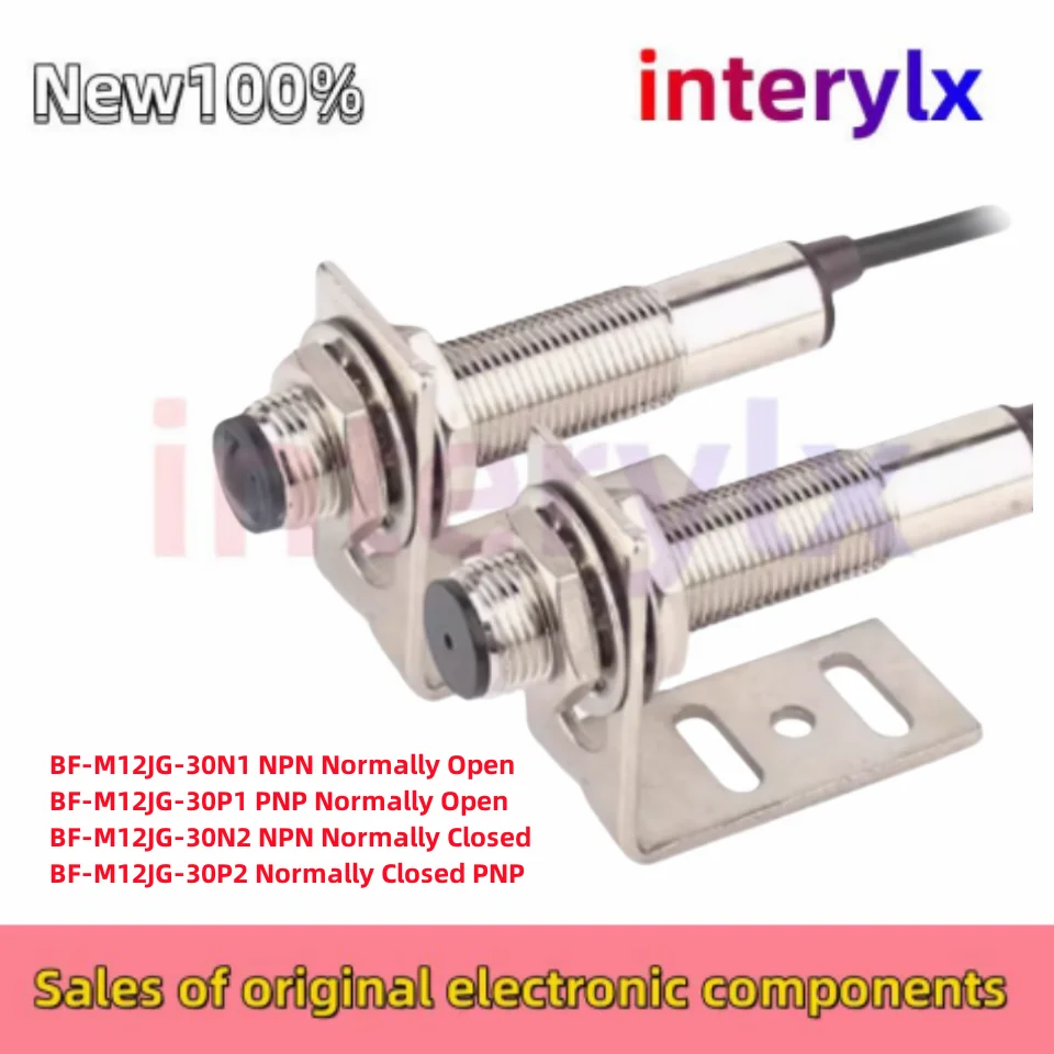 1Pcs/Lot BF-M12JG-30N1 M12JG-30N1 M12JG-30P1 M12JG-30N2 laser photoelectric switch sensor 24V red light emission and reception