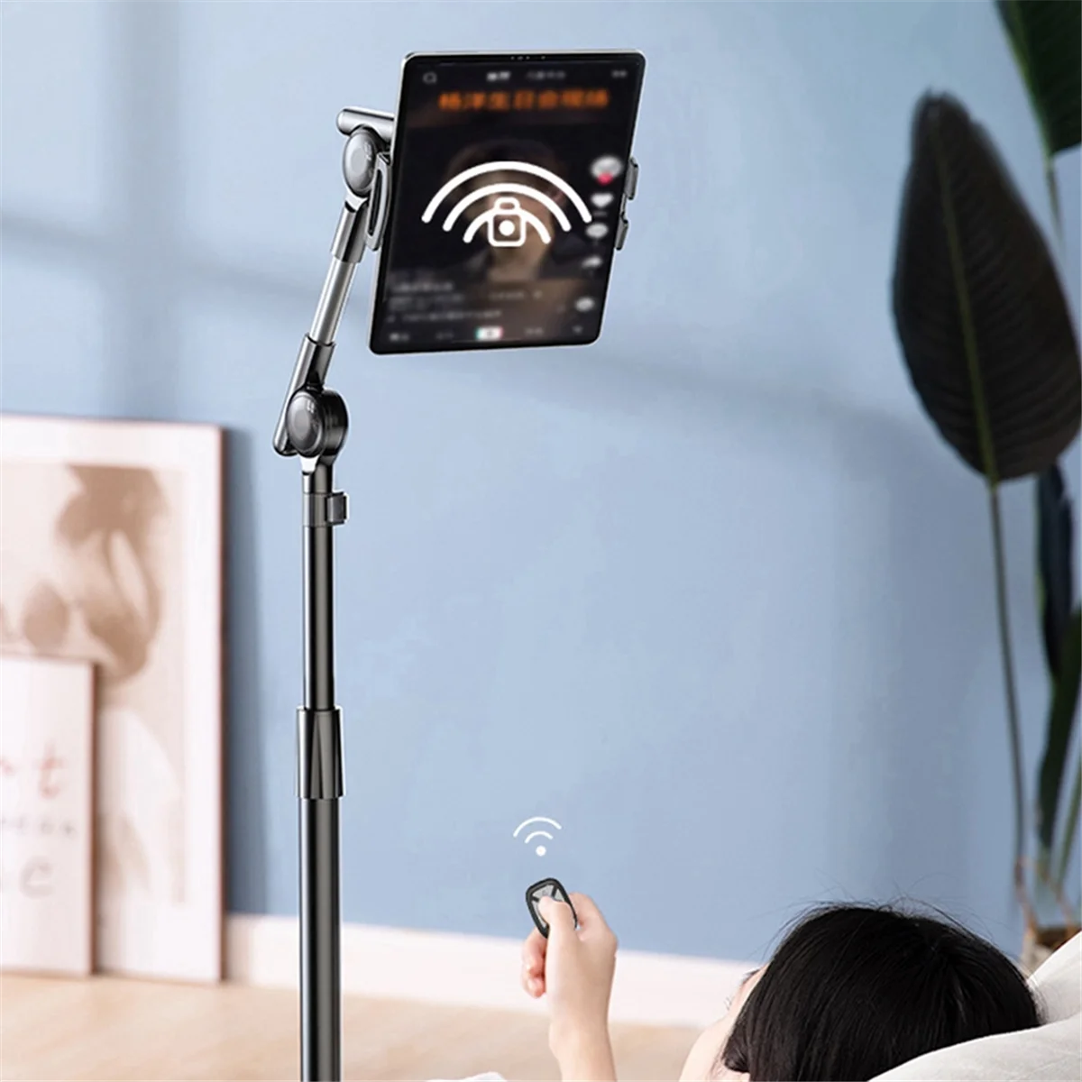 Wireless Bluetooth Remote Controller Mobile Phone Selfie Controller Ring Mobile Phone Remote Controller Black