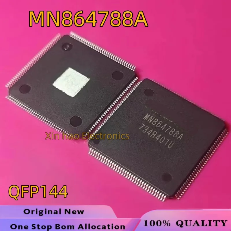 1PCs/Lot 100%Quality HDMI-compatible IC Chip MN864788 MN864788A QFP144 Repair Parts for WII U WIIU Replacement