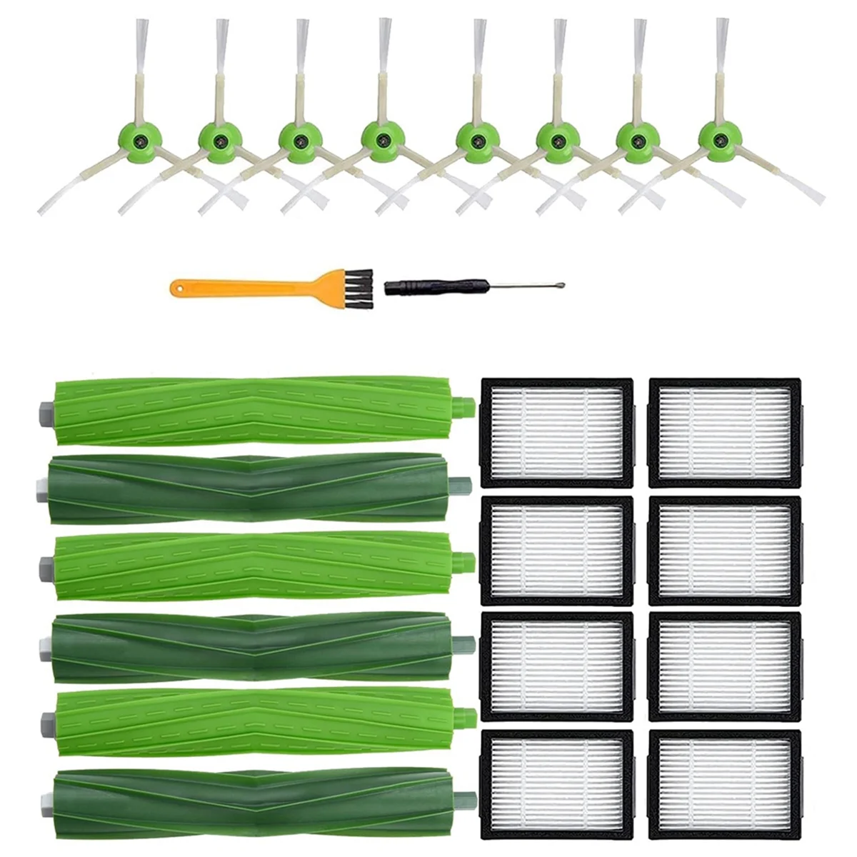 ل اي روبوت رومبا E5 E6 I1 I2 I3 I4 I5 I6 I7 I8 J5 J7 J8 وكل Plus I E & J Combo Series أجزاء المكنسة الكهربائية